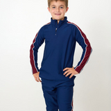 Sideline Half-Zip - Navy/Maroon