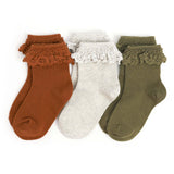 Roadtrip Lace Midi Socks 3-Pack