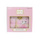Claris The Chicest Mouse in Paris Pearl Musical Jewellery Box