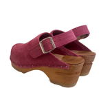Olivia Clog - Pink Suede