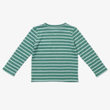 Organic Edward Tee - Forest Stripe