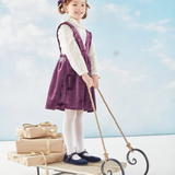 Maya, Velours Lisse Violet