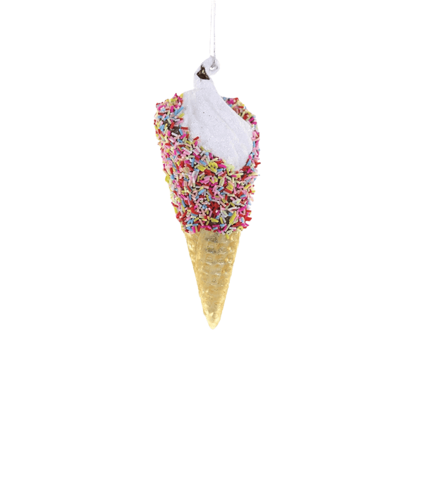 Sprinkles On Ice Cream Ornament