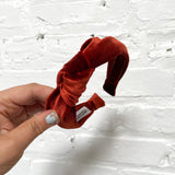 Child Sized Top Knot Headband Velvet