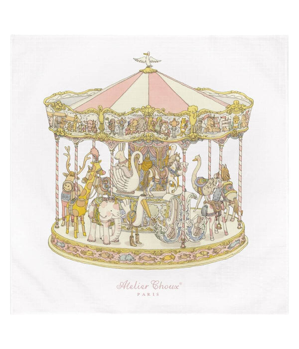 Carré Swaddle – Carousel Pink
