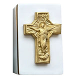 Ceramic Box: White / Jesus on Cross