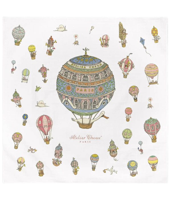 Carré Swaddle - Hot Air Balloons