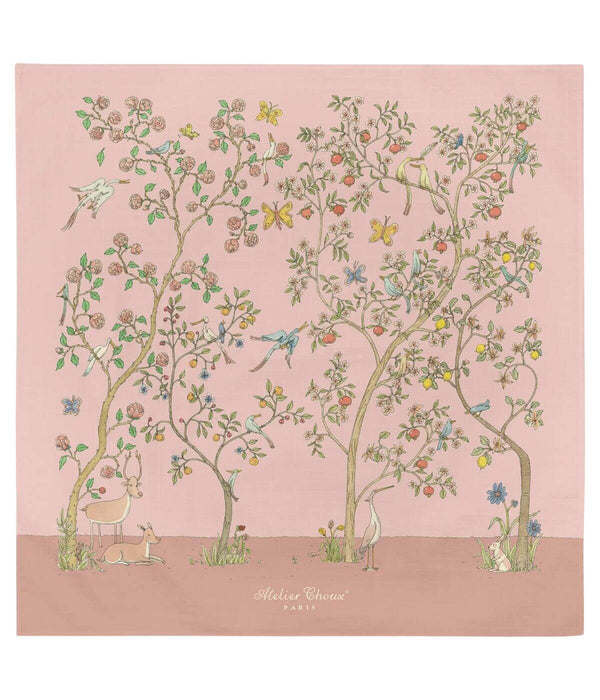 Carré Swaddle – In Bloom Pink
