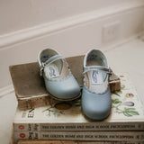 Scalloped Mary Jane - Pale Blue