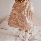 Cape - Pink sequins