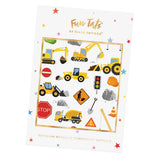 Kids Metallic Temporary Tattoos - Construction