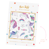 Kids Metallic Temporary Tattoo - Unicorns