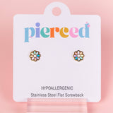 Color Pop Daisy Studs