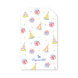 Party Confetti Hats Gift Tags: Gift Tag Packs - 8 tags per pack