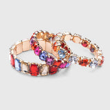 Rainbow Gem Bracelet Set