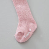 Soft Cable Knit Socks: Pink