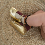 Soft Soled Mary Jane - Gold