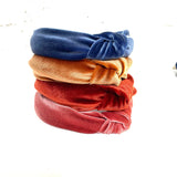 Child Sized Top Knot Headband Velvet