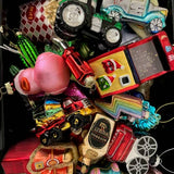 Mr Roboto, Vintage Toy Glass Christmas Tree Ornament Gift