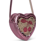 Tut Heart Sequin Bag - Rose