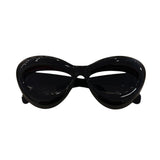 Kids Bulky Balloon Round Sunglasses: Black