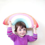 Rainbow Pillow Pink