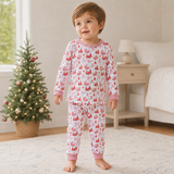 Holiday Toile Pajamas - Red