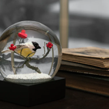 Cardinal Singing Snow Globe