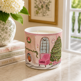 Candy Cane Cottage Candle