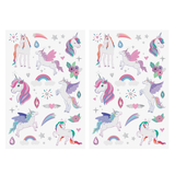 Kids Metallic Temporary Tattoo - Unicorns