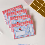 Scratch-Off Reward Coupons for Kids