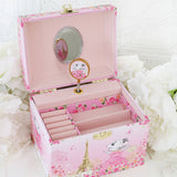 Claris The Chicest Mouse in Paris Pearl Musical Jewellery Box