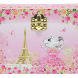 Claris The Chicest Mouse in Paris Pearl Musical Jewellery Box