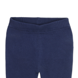 Navy Organic Knit Baby Pants