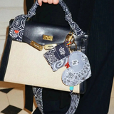 Key Ring - HEART - Navy / Chambray