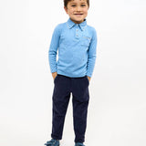 Organic Parker Polo - Blue