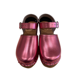 Amelia Clog - Pink Metallic