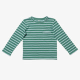 Organic Edward Tee - Forest Stripe