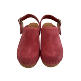Olivia Clog - Pink Suede