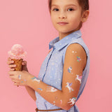 Kids Metallic Temporary Tattoo - Unicorns