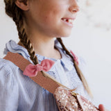 Pink Sequin Waist Bag