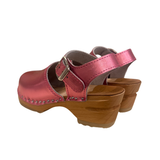 Amelia Clog - Pink Metallic