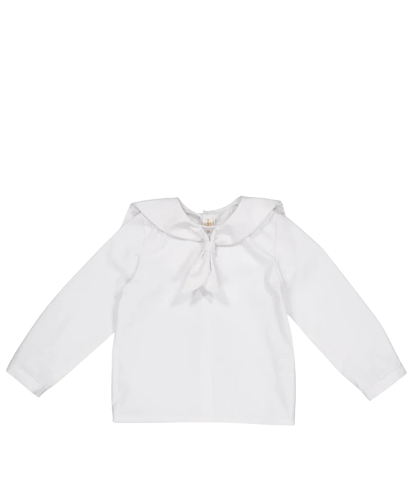 Eustache ML, Boy Shirt, in Organic Off White Twill