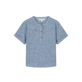 Arun Shirt - Blue Onda Stripes
