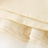 Ava Embroidered Mini Skirt - Oat