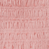 Baby Girl Alexa Textured Blouse & Shorts Set With Bows - Pink