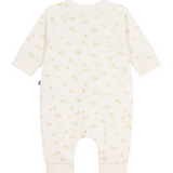 Baby LS Chicks Print Romper - Cream Yellow