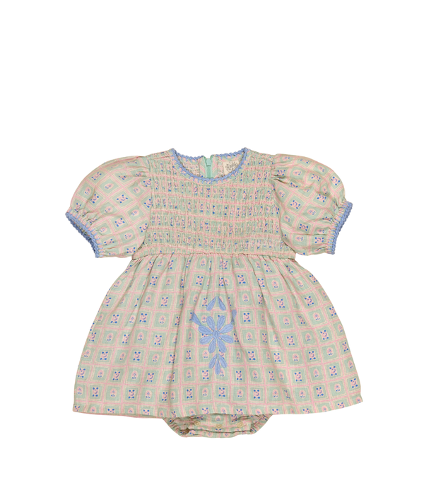 Baby Noemie Dress - Rosepanel Mint