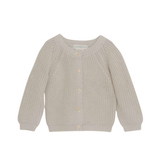 Baby Patent Cardigan - Oyster