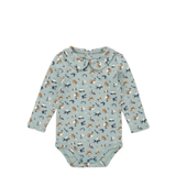 Baby Petit Collar Onesie - Onsen Circus